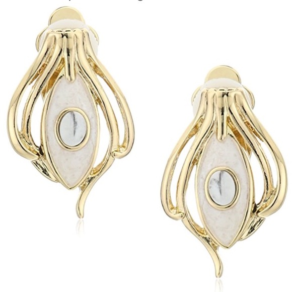 House of Harlow 1960 Jewelry - house of harlow // clip-on evil eye earrings